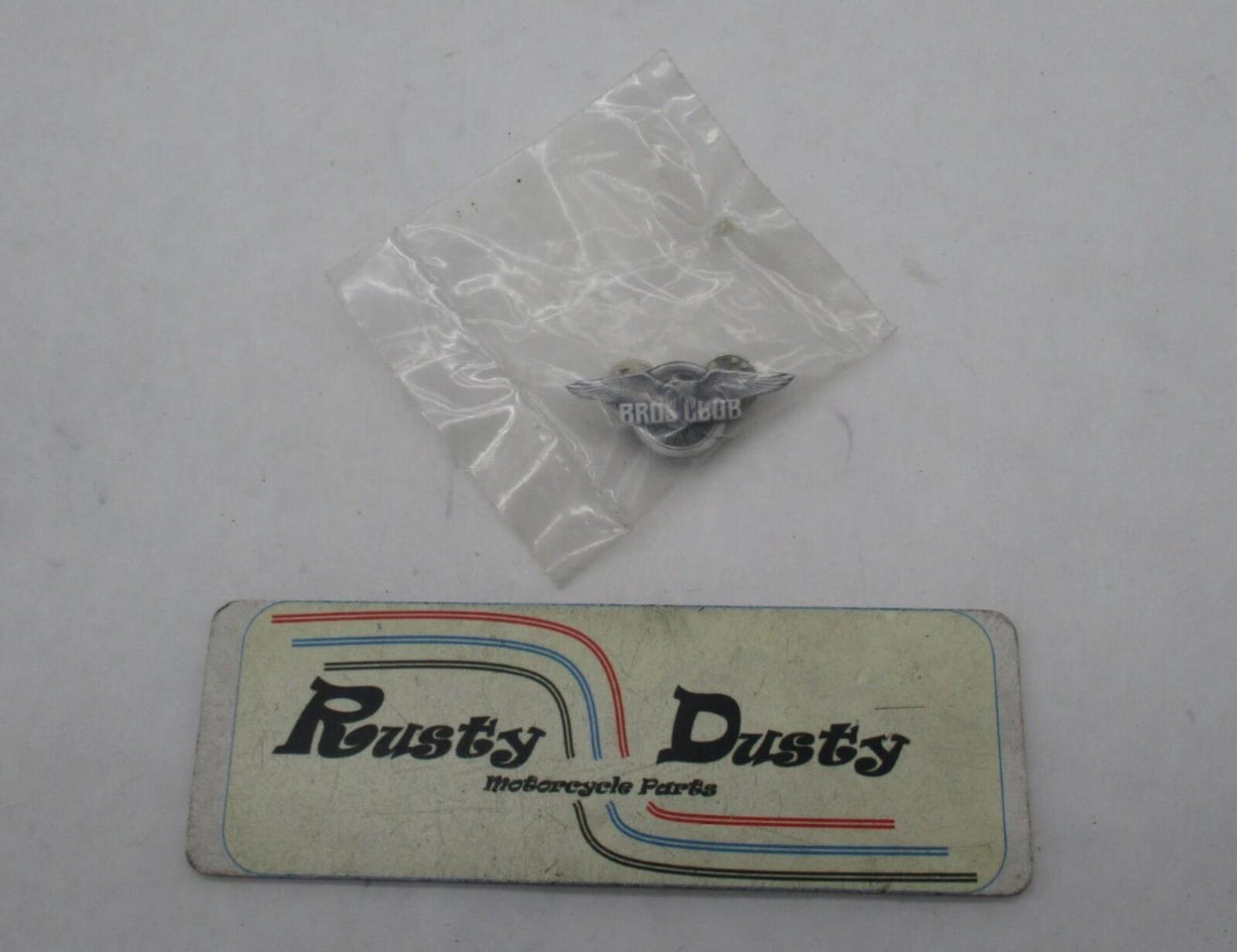 Harley Chopper Easy Riders Magazine Eagle Bros Club Pin 1.75" x .75"