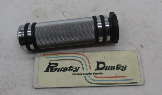 Harley Davidson Single Chrome Knurled Handlebar Grip