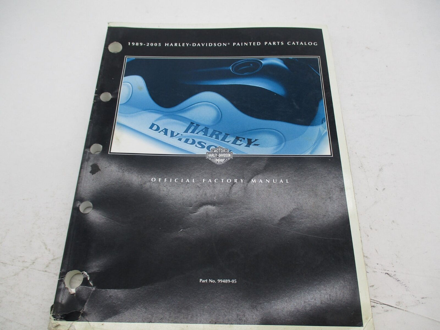Harley Davidson Genuine Official 1989 to 2005 Painted Parts Catalog 99489-05