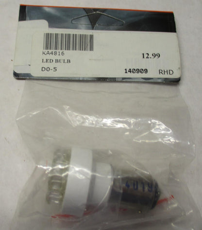 Kuryakyn 4816 Two Circuit Red Led Turn Signal Bulb Light Harley