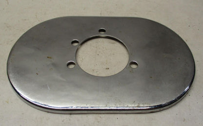 Harley Davidson Chrome Oval Bendix Carb Backing Plate