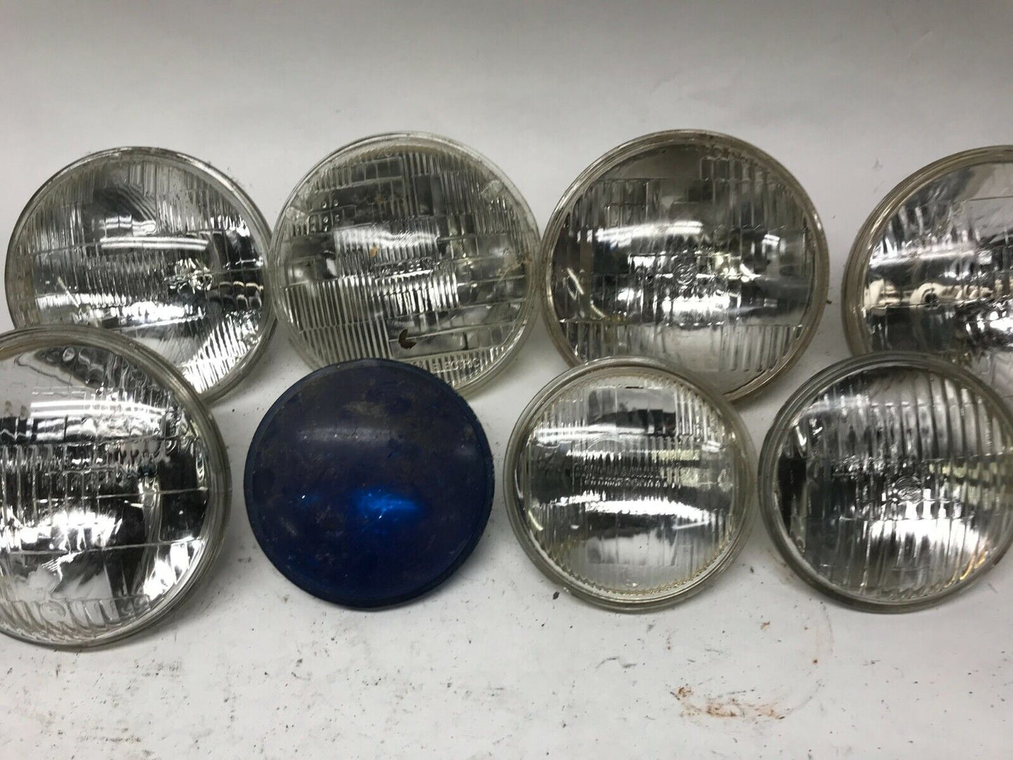 Huge Mixed Lot of Harley Davidson Headlights Light Bulbs Driving Softail Dyna