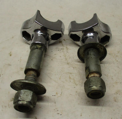 Harley Davidson Chrome Handlebar Bar Risers 2" and Hardware