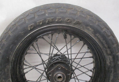 Harley Shovelhead Super Glide Rear Wheel Spoke w/ Tire 40981-73 3/4" Axle