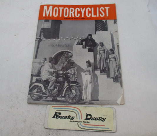 Vintage April 1959 Motorcyclist Magazine Motorcycle Magazine