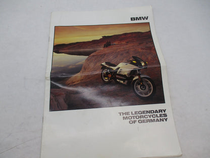 Vintage BMW The Legendary Motorcycles of Germany Dealership Sales Brochure