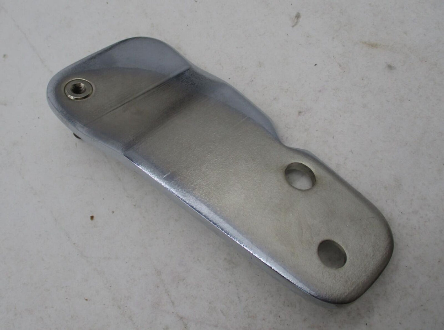 Drag Specialties Chrome Heel Toe Shift Backing Plate Bracket DS720330A
