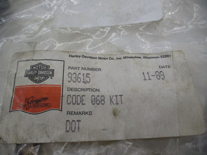 Harley Davidson Genuine NOS Sportster Code 068 Rear Brake DOT Recall Kit 93615