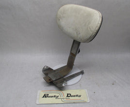 Harley Davidson Shovelhead Panhead White Adjustable Flex-A-Back Flex Backrest