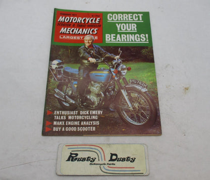 Motorcycle Mechanics February 1971 Magazine Issue Scooter and Motorcycle