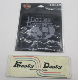 Harley Davidson Genuine NOS Patch Emblem Eulogy Small 4"x4"  EM905882