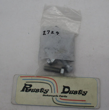 Harley Davidson Lot of 10 Genuine NOS Hex Head Bolts 2729
