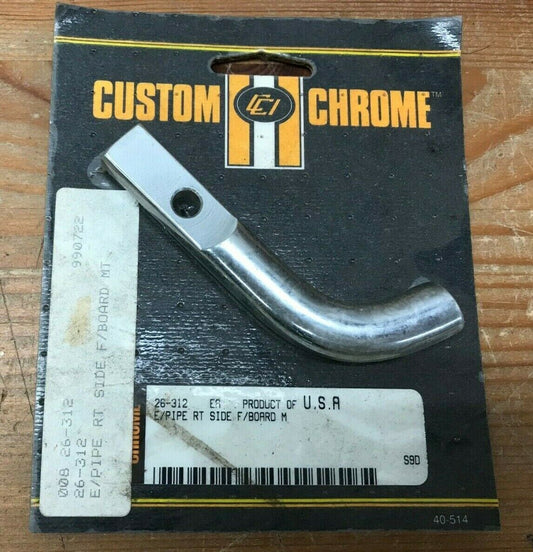 Custom Chrome # 26-312  E/pipe Right floor board mount Bracket  Exhaust