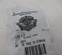 Pack of 10  Harley Davidson Genuine NOS Double Hose Clips 10113