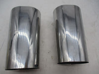 Pair of Harley Davidson Softail Brushed Fork Covers Cowbells