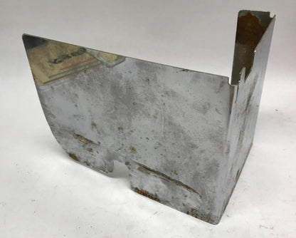 Harley Chrome Vintage Battery Tray Side Cover Smooth Shovelhead