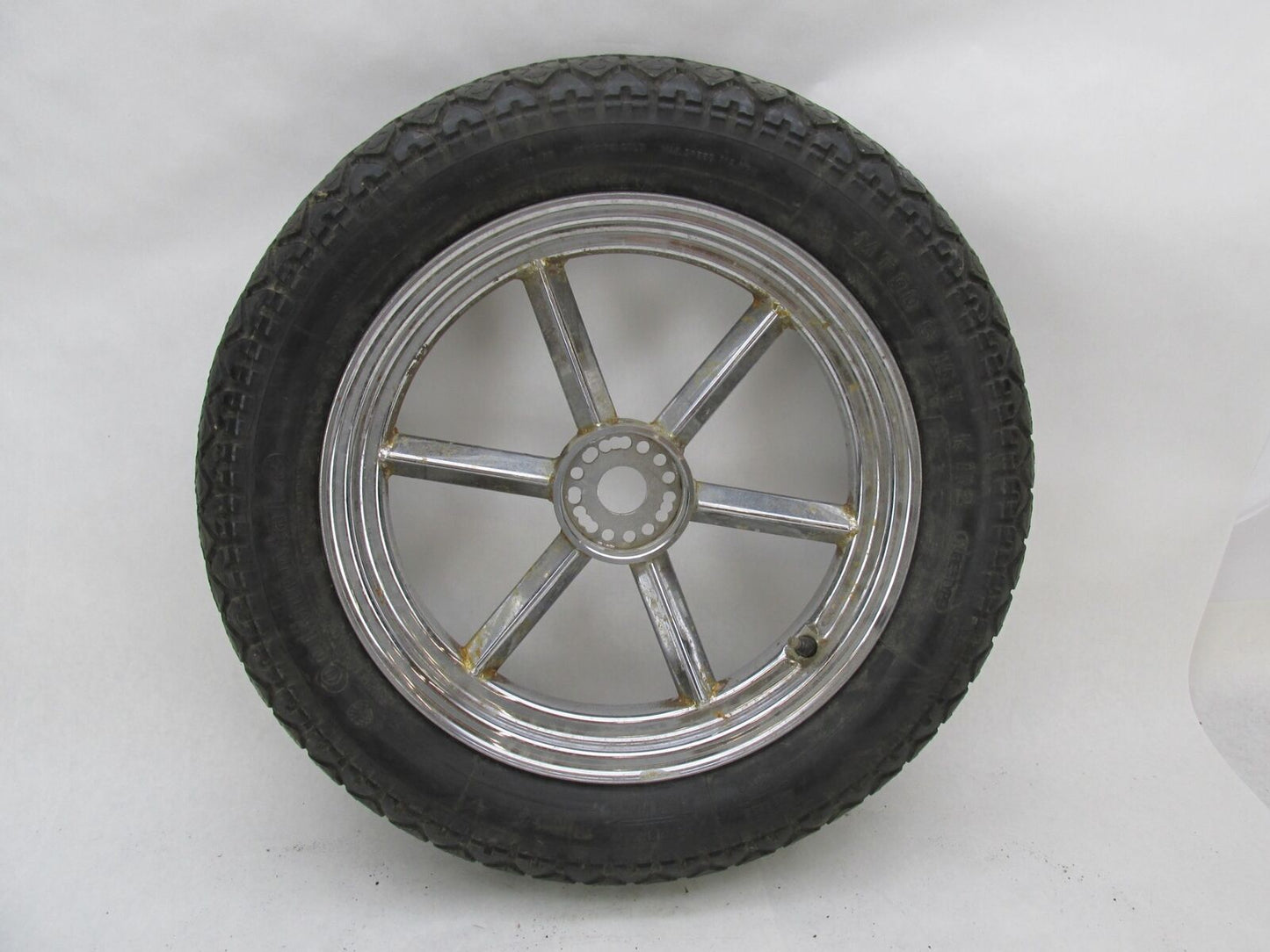 Harley Davidson 6 Spoke Invader Chrome Chopper Multi-fit Wheel Rim 16x3