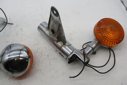 Vintage Honda CB650 CB 650 C CB650 Fork Mounted Left Right Front Turn Signals