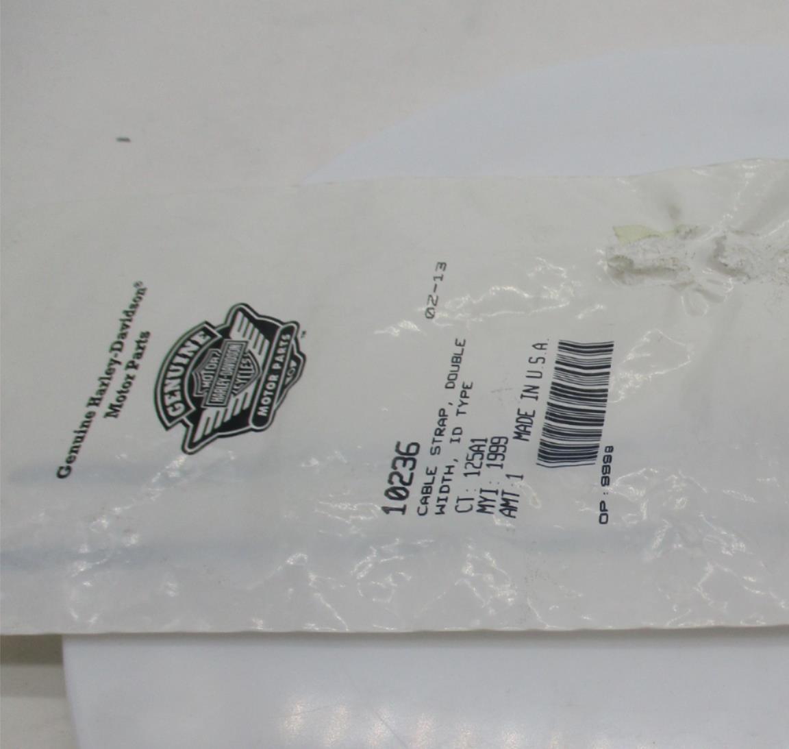 Harley-Davidson Genuine NOS Cable Strap Double Width ID Type 10236
