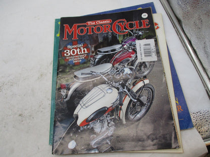 Lot of 4 The Classic Motorcycle Magazines Issues Nov, Jan, March 1985 & 1981