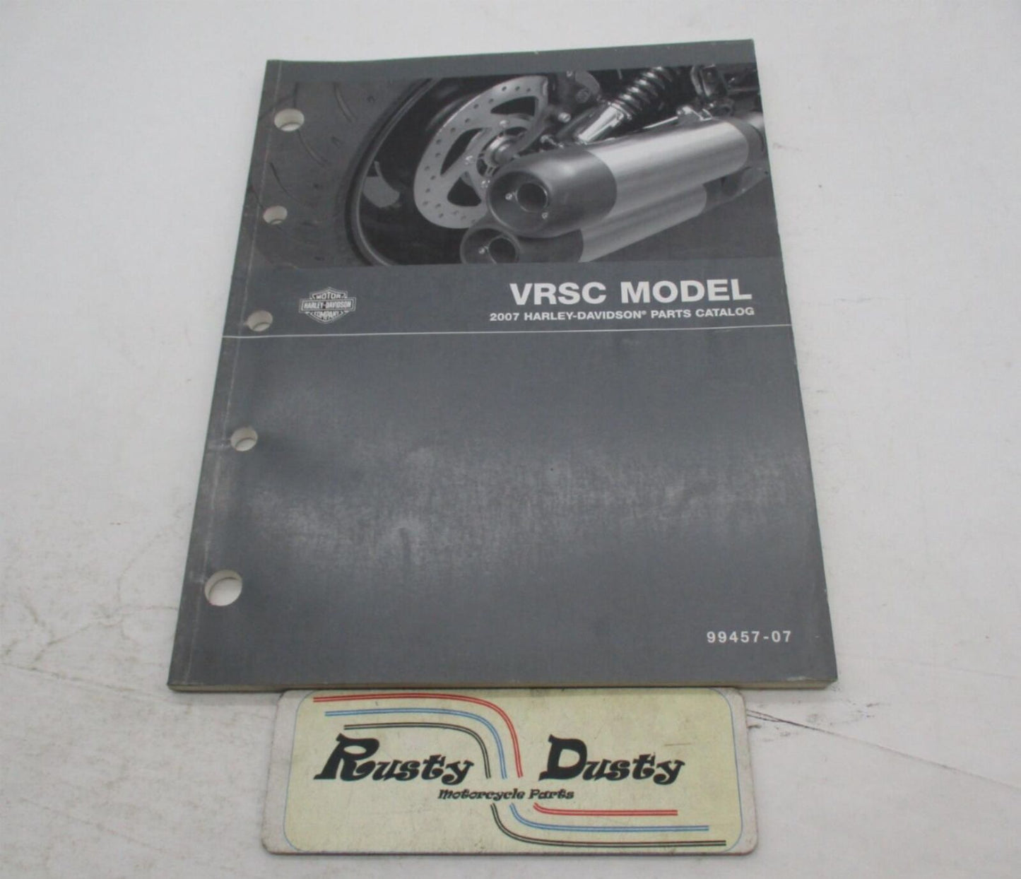Harley Davidson Genuine Official Factory 2007 VRSC Parts Catalog Book 99457-07