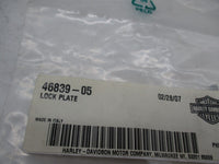 Harley Davidson Genuine NOS Lock Plate 46839-05