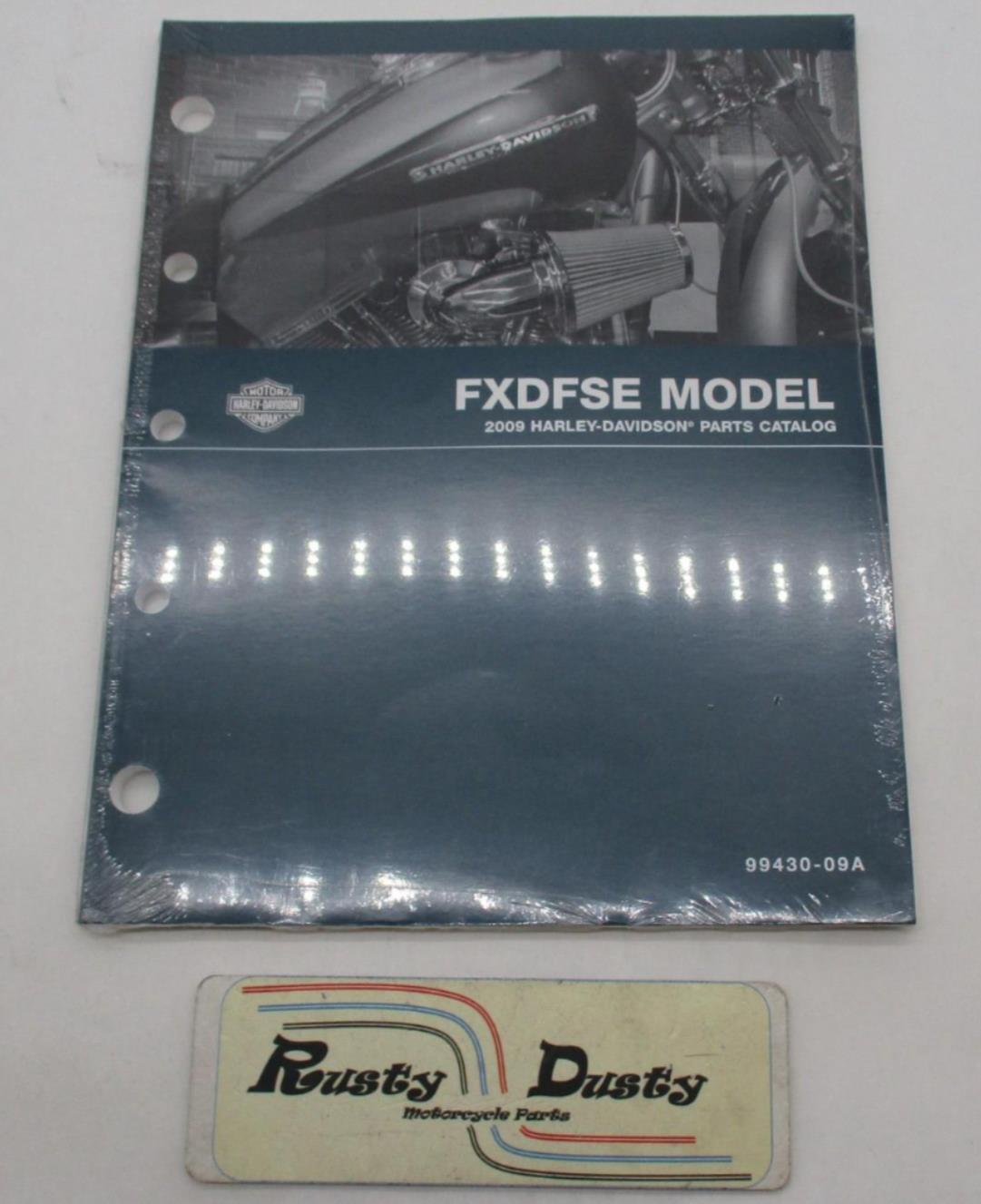 Harley Davidson Official Factory 2009 FXDFSE Parts Catalog 99430-09A