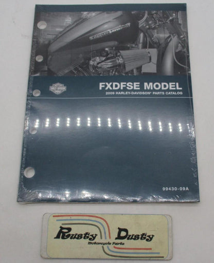Harley Davidson Official Factory 2009 FXDFSE Parts Catalog 99430-09A
