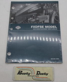 Harley Davidson Official Factory 2009 FXDFSE Parts Catalog 99430-09A