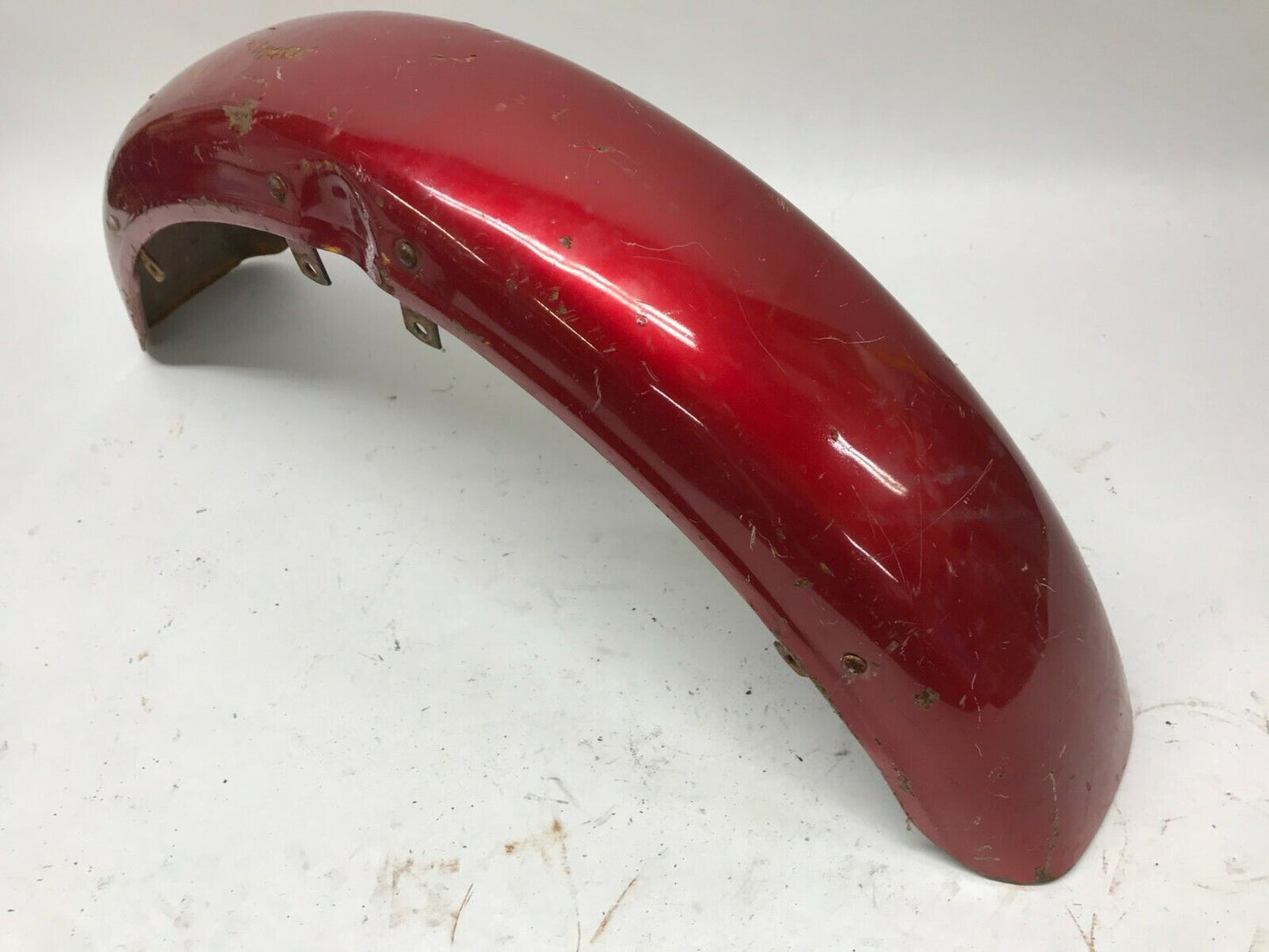Vintage Harley Davidson Ironhead Front 5"  Fender Red no Dents Metal XLCH XLH