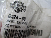 Lot of 3 Harley Davidson Genuine NOS Chrome Directional Bar Jam Nuts 68424-89