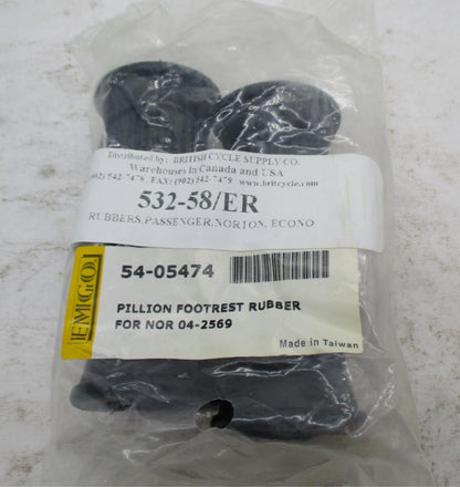 Emgo Triumph Passenger Pillion Footrest Rubber 54-05474