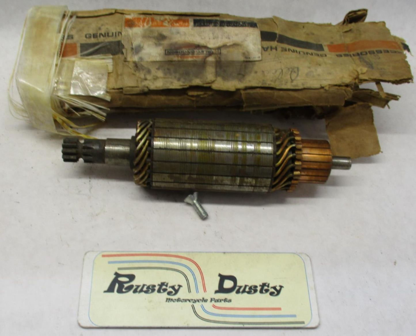 Vintage Harley Davidson NOS Panhead Starter Armature 31513-65