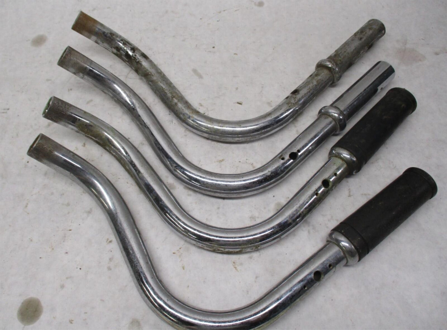 Lot of (4) Harley Ironhead Sportster Left Side Buckhorn Handlebars XLH XLCH KH