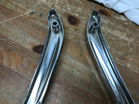 Honda Shadow VT700 700 FENDER STRUT COVERS Back Rest Chrome Nice Shape