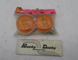 Vintage NOS Motorcycle Honda Pair of Amber Turn Signals Lights 733-260A