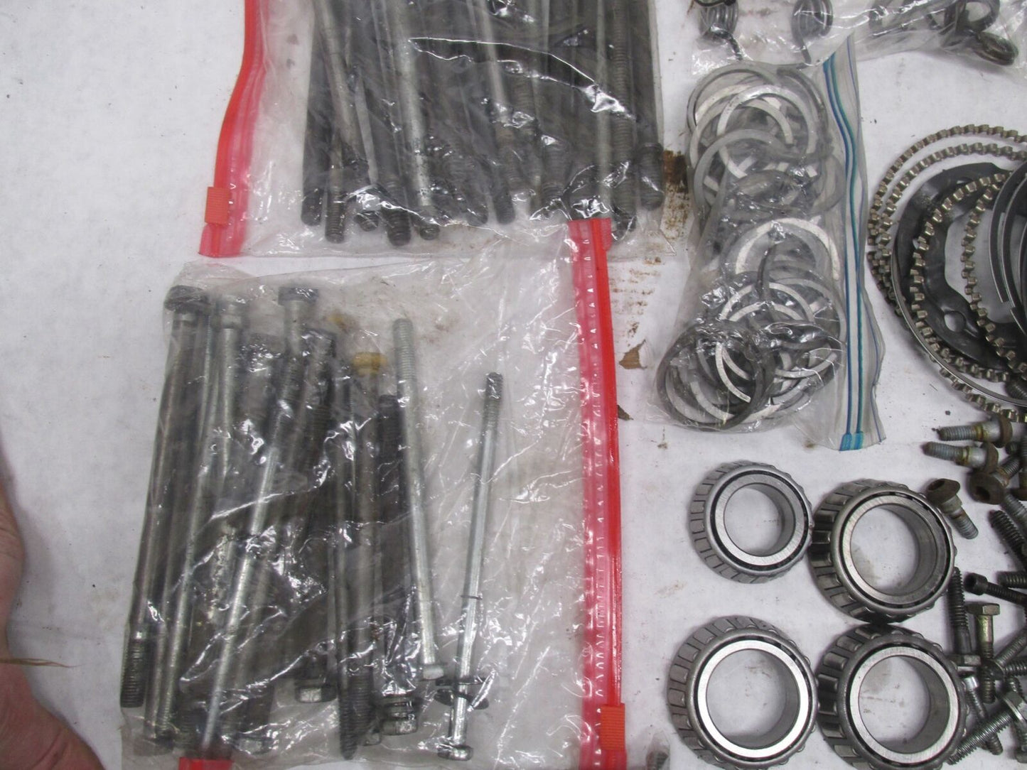 Huge 21+ Pound Mixed Harley Builders Machinist Lot Engine Parts Studs #1