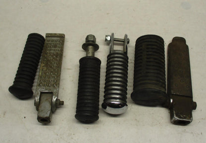 Mixed Lot of Harley Davidson Foot Pegs Foot Rests Chopper Sportster Dyna Softail