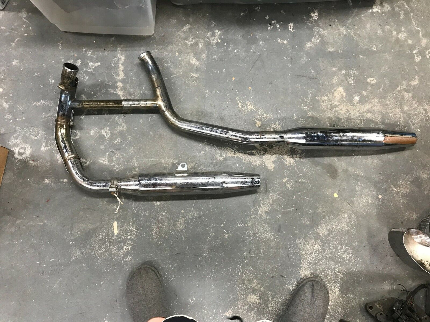 Harley Davidson Sportster XL Full Exhaust System Pipes, Sportster, # 65605-87A
