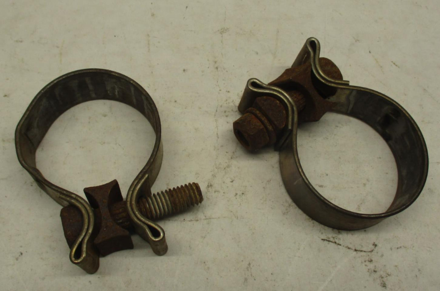 Pair of Harley Davidson Exhaust Muffler Clamps