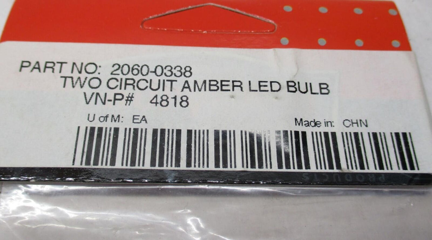 Kuryakyn 4818 Two Circuit Amber Led Turn Signal Bulb Harley