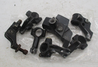 Mixed Lot of Vintage Motorcycle Hand Control Lever Brackets & Perches