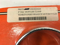 Paughco 3" Diameter Muffler Exhaust Clamp w/ Tail 725-2