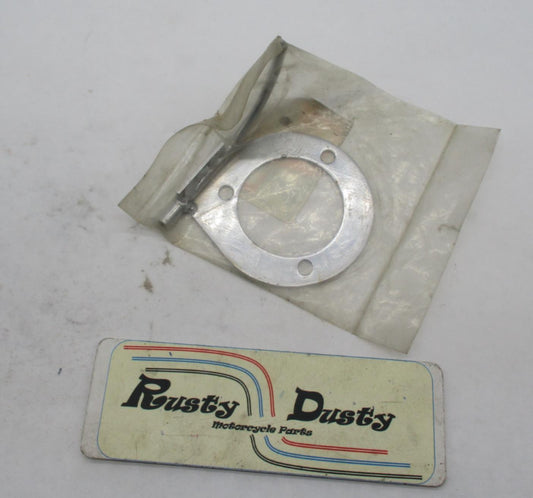 V-Twin Harley Davidson Chrome Carb Intake Manifold Breather Plate