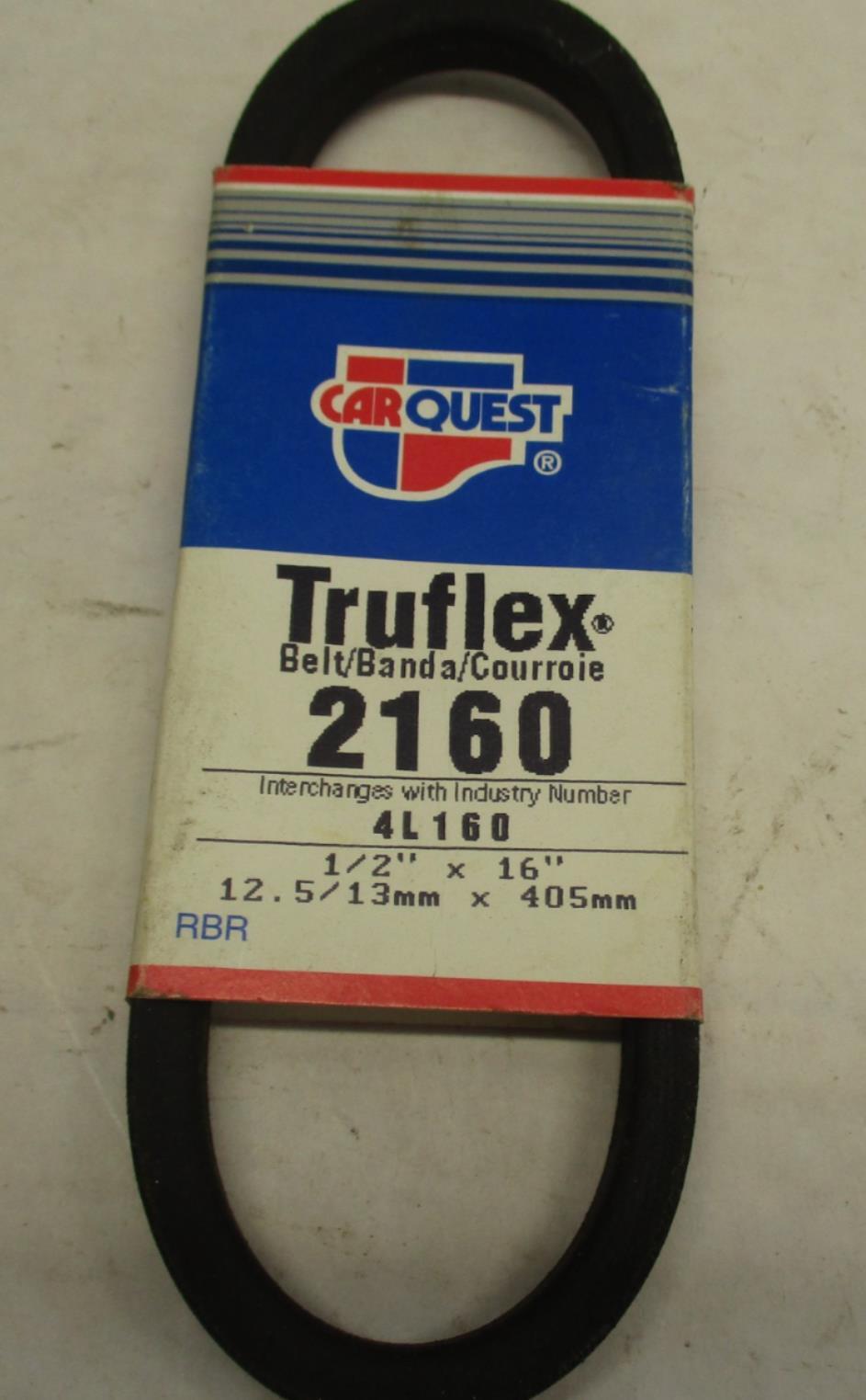Carquest 4L160 Truflex Belt 2160
