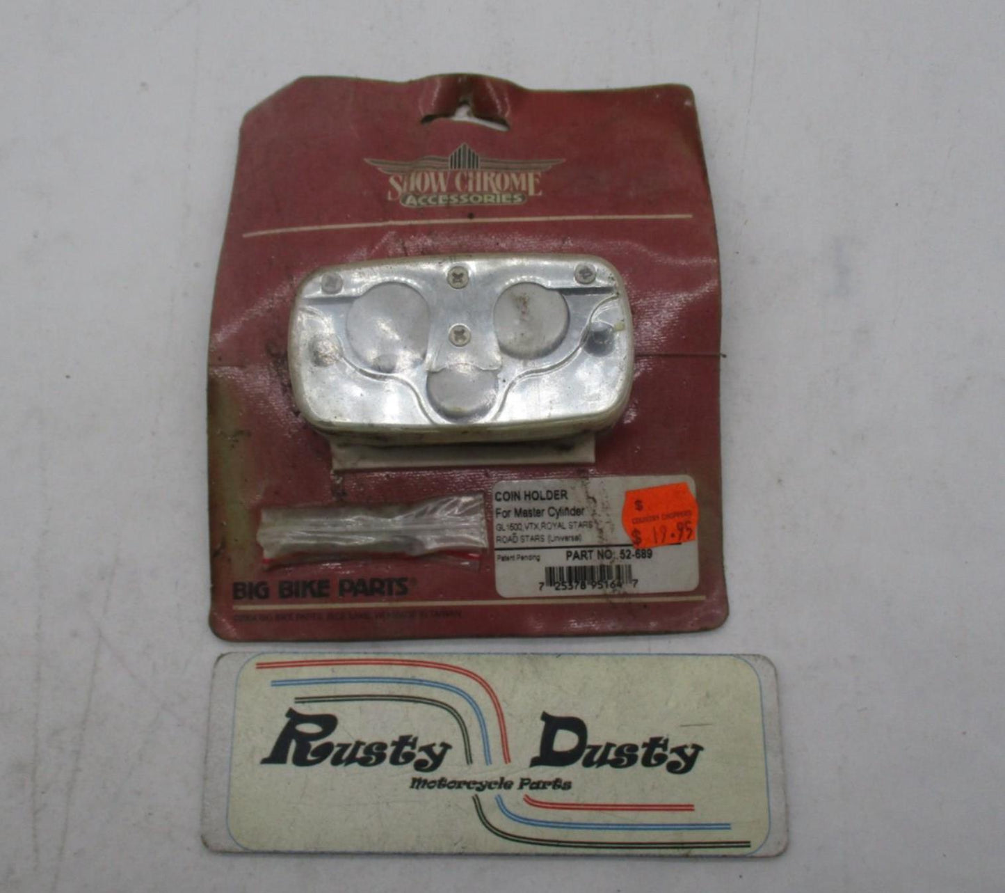 Show Chrome GL1500 VTS Royal Star Master Cylinder Coin Holder 52-689