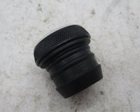 Harley Davidson Genuine Black Smooth Top Knurled Edge Oil Plug