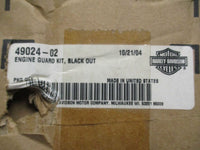 Harley Davidson Softail Genuine NOS Black Out Engine Crash Guard Kit 49024-02