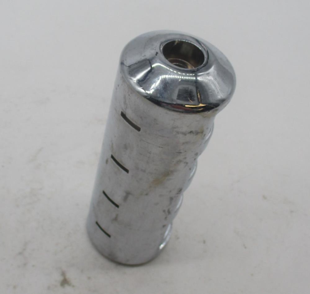 Harley Davidson Footpeg Slotted Chrome No Peg Rubber