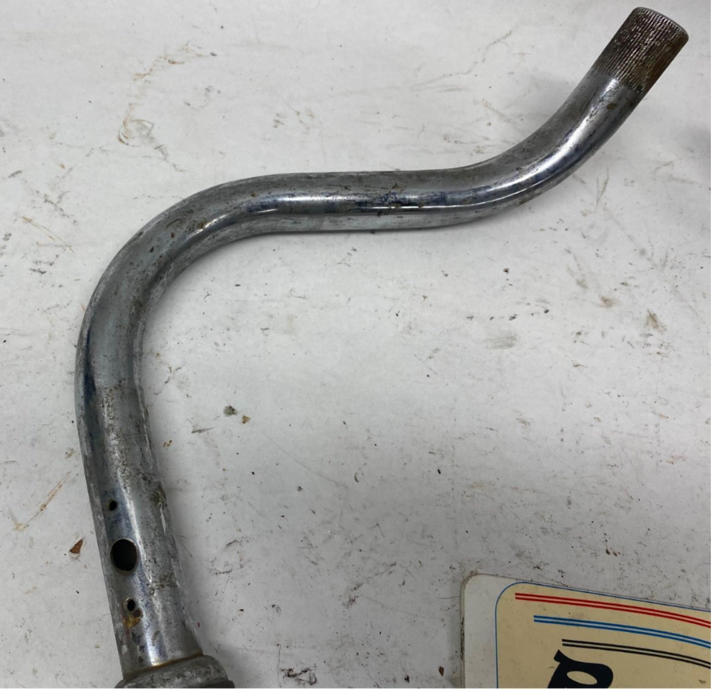Harley Davidson Ironhead Sportster OEM Buckhorn Handlebars 2 Piece Set #2